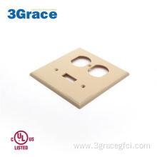 2 Gang Receptacle Wall Plate